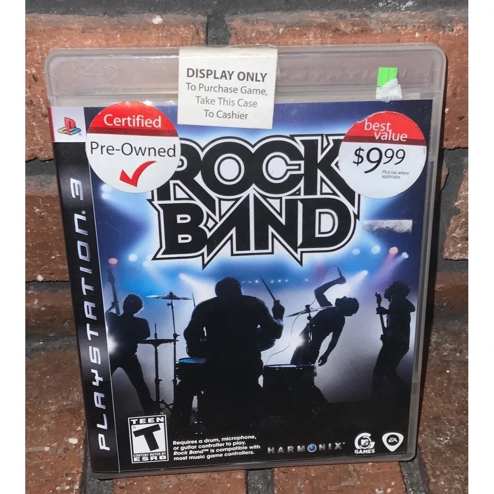 Rock Band Sony PlayStation 3 PS3 2007 Music Rhythm Game CIB Complete w/ Manual